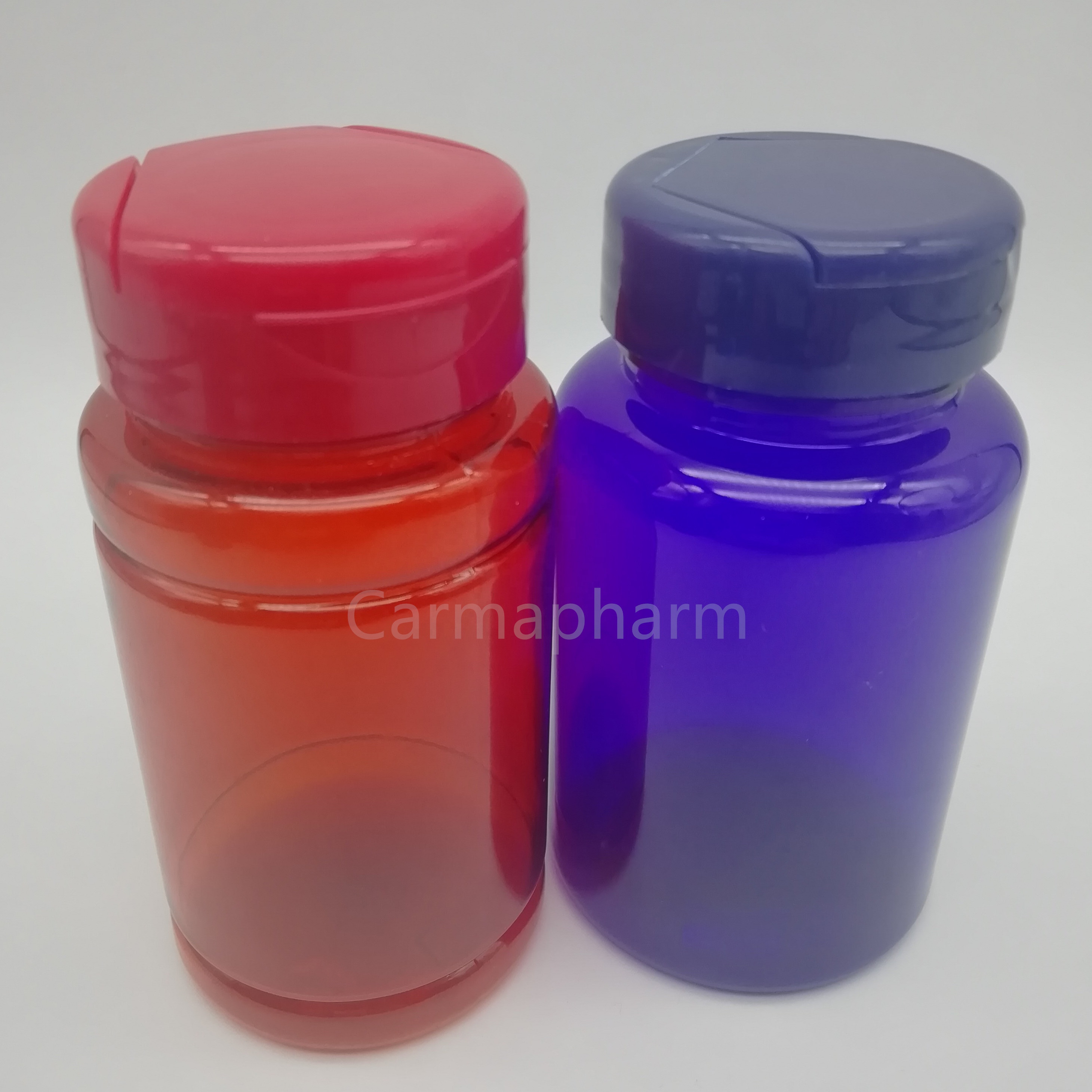 Индивидуальная цветная медицинская бутылка-капсула ПЭТ с различными крышками