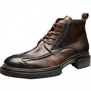 Botas de Senderismo Casuales para Hombre, Estilo Chukka, Talla Grande, a la Moda, con Plataforma Impermeable, Suaves, para Otoño - Product Image 2