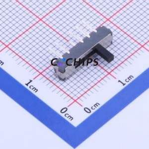 SS-3456D-02-L3 Slide Switch Through hole Component (THT) Switch Double Pole Four Throw Rectangle Pin Header PC Pin 15mm - Product Image 2