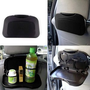 Organizador plegable de Amazon para coche, portavasos de PP, bandeja para aperitivos y mesa de asiento trasero plegable para bandeja de comedor de coche de viaje - Product Image 6