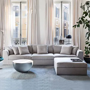 New Design Sectional Sofa Set Furniture Color Fabric Living Room Sofas Modular Designer L Shape Sofa