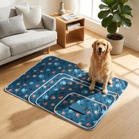 Tapis d'entraînement pour chiot lavable et réutilisable, absorbant multicouche pour cage, canapé et voyage