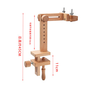 Table-top Embroidery Frame Stand Beech Wood Cross <strong>Stitch</strong> Hoop <strong>Holder</strong> Rotated Embroidery Clamp Stand - Product Image 1