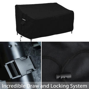 Housse de protection en tissu Oxford pour mobilier de terrasse, chaise longue, canapé double, banc de terrasse, anti-poussière - Product Image 3