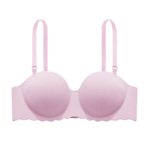 Sujetador para Mujeres con Pechos Pequeños, Precio Económico, Color Sólido, Tirantes Ajustables, Sin Varillas, Venta al por Mayor, Sujetador para Damas - Product Image 5