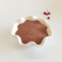 Sable de grenat rose alluvial LM haute pureté 80 mesh, abrasif pour découpe jet d'eau et sablage
