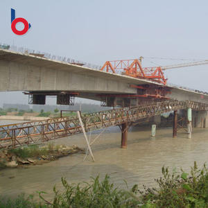 Voetgangersbrug met zware stalen constructie, Baileybrug / cantilever brug met grote overspanning - Product Image 4