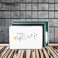 Muebles escolares integrales, pizarra blanca de porcelana, tablero magnético de borrado en seco para colgar en la pared para uso en el aula y la Oficina, hecho de plástico