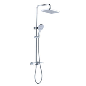 Haute qualité Chrome 2 voies bouton rotatif marche-arrêt inverseur <span class=keywords><strong>salle</strong></span> <span class=keywords><strong>de</strong></span> <span class=keywords><strong>bain</strong></span> <span class=keywords><strong>colonne</strong></span> <span class=keywords><strong>de</strong></span> pluie en laiton ensemble <span class=keywords><strong>de</strong></span> douche robinets <span class=keywords><strong>de</strong></span> <span class=keywords><strong>bain</strong></span> <span class=keywords><strong>de</strong></span> douche <span class=keywords><strong>de</strong></span> qualité supérieure - Product Image 1
