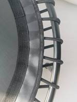 AKTIV AKO-STAC-2359 Mini trampoline silencieux et stable pour l'exercice en intérieur, pliable, 40'/48'/50', rebondisseur à bungee, fitness, saut, adultes