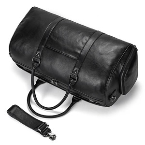Sac de sport de voyage unisexe de luxe personnalisé en cuir véritable de qualité supérieure avec fermeture à bandoulière vintage d'une capacité de 30-40L pour hommes et femmes - Product Image 5
