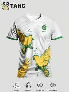 26 Seizoen Digitale Print Voetbalgroep Custom Single Jersey - Product Image 2