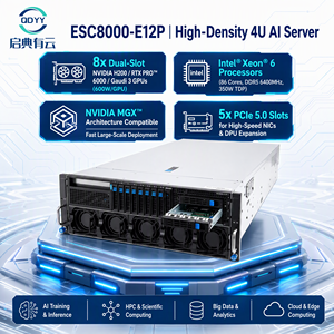Serveur IA 8-GPU ESC8000-E12P, 6 processeurs Intel Xeon, prêt pour RTX PRO 6000 Blackwell 4U haute densité - Product Image 6