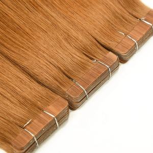 Extensions de cheveux naturels russes de luxe à bandes invisibles, 100% cheveux humains 15A, blonds, Remy vierges, double épaisseur, cuticules intactes - Product Image 3