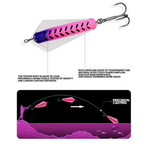 Señuelo de pesca Canberra Killer Devil para trucha de agua salada, salmón, lucio y lubina, 3.8cm, 5.2cm, 5.5cm, 7.3cm - Product Image 2