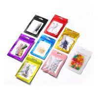 Sachets refermables en PE Mylar noir mat, étanches, anti-odeur, de qualité alimentaire, thermosoudés sur 3 côtés, pour l'emballage en gros de pierres précieuses