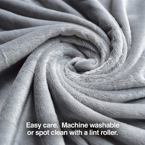 <span class=keywords><strong>Manta</strong></span> de felpa de poliéster suave <span class=keywords><strong>para</strong></span> mascotas, <span class=keywords><strong>manta</strong></span> Reversible lavable con Logo personalizado, gris - Product Image 4