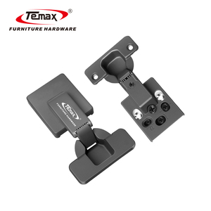 Temax Hb316 <span class=keywords><strong>2025</strong></span> Thương Hiệu Mới Đồ Nội Thất Bản Lề 4D Có Thể Điều Chỉnh Siêu Mỏng Thủy Lực Bản Lề Mềm Đóng Cửa Đồ Nội Thất Tủ Bản Lề - Product Image 5