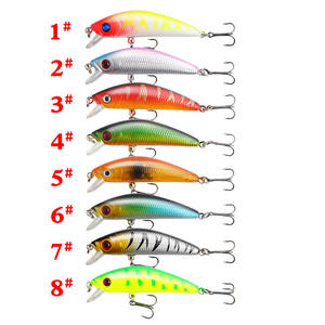 Leurre Minnow XY 52 7,2 cm 7,5 g pour la pêche au bar en eau moyenne avec vis à cliquet - Product Image 1