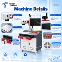 Machine de gravure laser à fibre 20W 30W 50W pour bijoux, bagues, bracelets, cadeaux métalliques, marquage industriel de cadeaux personnalisés