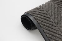 Langlebige Schwerlast-Gummibodenmatte mit Fischgrätmuster, Rutschfester Teppich mit V-förmiger Gerippter Textur für Garage & Werkstatt
