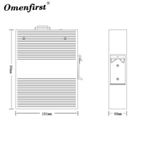 Conmutador Poe Gigabit Ethernet completo OEM/ODM 4 puertos 10/100/1000Mbps IEEE 802,3 Af/At Red gestionada para cámara IP CCTV Función QoS