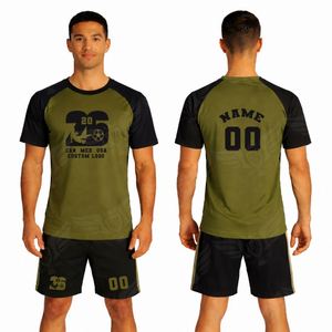 Custom Mens Soccer <b>Cup</b> 2026 Jersey & Shorts Set Red Black Football Training Uniform Personalized <b>Name</b> Number Sports Kit - Product Image 2