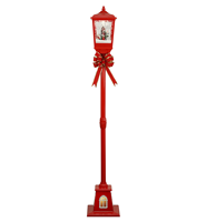 T-431 Lustige Weihnachts-Schneestraßenlaterne Modische Weihnachtsdekoration Laternenpfahl für Zuhause Feiertagsdekoration
