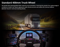 Kit de simulation de course complet Moza Racing R5, volant à entraînement direct, pédales à pression avec support pour jeux PC