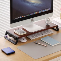 Computer Desktop Screen Riser Stand ABS Plastic Desktop Storage Rack Bookshelf Office Desk Laptop Monitor Stand