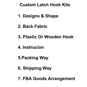 Kit de tapis <span class=keywords><strong>crochet</strong></span>é <span class=keywords><strong>facile</strong></span> à réaliser soi-même pour adultes, fournitures de bricolage pour la décoration intérieure, artisanat textile, personnalisable - Product Image 6