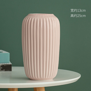 Venta caliente <span class=keywords><strong>Rosa</strong></span> Día de San Valentín Regalo del Día DE LA Madre para Mujeres Hogar Estilo Simple Moderno Nórdico INS Florero de cerámica - Product Image 5