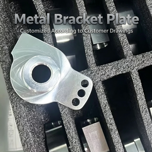 Complex Irregular Outer Contour Milling Counterbore Hole Precision Machining Process Multi-Hole Positioning Bracket Custom - Product Image 1
