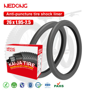 NEDONG - Forro Interior Antipinchazos para Neumáticos de <span class=keywords><strong>26</strong></span> Pulgadas, <span class=keywords><strong>26</strong></span>*1.95-2.5(50-559), para Bicicletas de Montaña/Nieve, OEM/ODM - Product Image 1