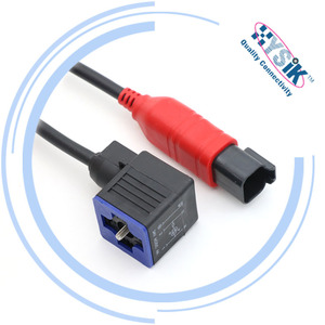 DIN 43650 arayüzü ile Solenoid vana için yedek su geçirmez elektrik güç Comtrrol aktüatör konektörü - Product Image 6