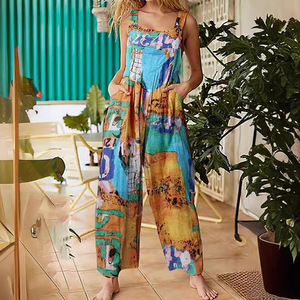 <span class=keywords><strong>Elegante</strong></span> Tuta da <span class=keywords><strong>Donna</strong></span> con Pantaloni a Gamba Larga e Tasche Comode - Product Image 3