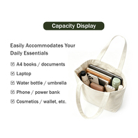 Sac de shopping en toile promotionnel, broderie double face, design personnalisé pour cadeaux d'entreprise