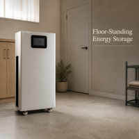 Sistema de Almacenamiento de Energía con Batería de Litio de 5kWh Montable en Pared, Inversor Todo en Uno de 2kW y 12.8V 314Ah con MPPT RS485 WiFi