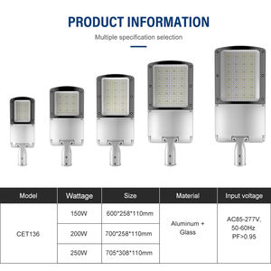 <span class=keywords><strong>Lampadaire</strong></span> haute performance pour extérieur, étanche IP65, 150W 200W 250W, en aluminium, LED - Product Image 2