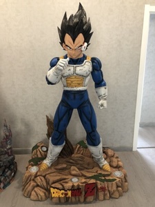 Statue de Vegeta en gros, taille réelle, en fibre de verre et résine, figurine <span class=keywords><strong>DBZ</strong></span>, sculpture d'anime de collection pour la décoration de magasin de bandes dessinées - Product Image 4