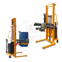 SYNGE Fabricant Vente en gros 500kg Capacité de charge Petit chariot en acier Tambour Transpalette Tambour d'huile électrique Gerbeurs
