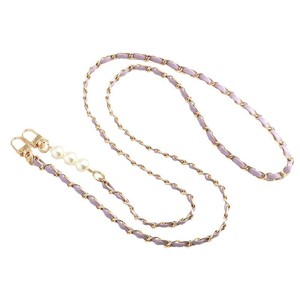 Piccola catena di cuoio a mano cordino per <span class=keywords><strong>telefono</strong></span> cellulare a <span class=keywords><strong>tracolla</strong></span> lunga con perline profumate e ciondolo in pelle di metallo - Product Image 5