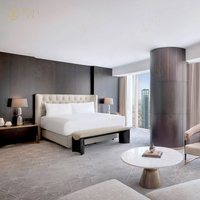 5 Sterne Modernes Hochwertiges Kingsize Hotel Schlafzimmer-Möbelset aus Holz