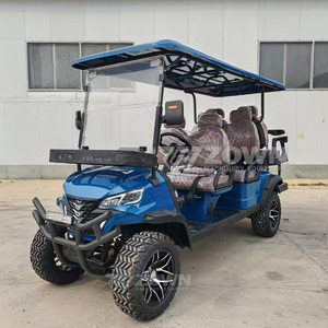 Carrito de golf turístico a batería con marco amortiguador para atracciones turísticas grandes y viajes diarios - Product Image 4