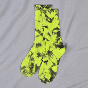 Chaussettes longues foncées, huit couleurs, cravate colorant, Design à la mode coréenne, chaussettes mi-mollet - Product Image 4