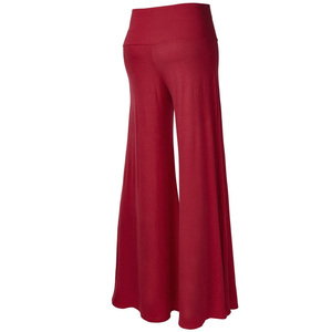 Pantalon en Latex, coton élastique pour femme, à jambes larges, jupe-culotte, <span class=keywords><strong>Capri</strong></span> - Product Image 4
