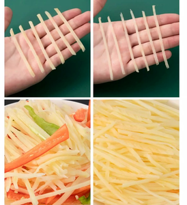 Ngành công nghiệp 1-2t/h công suất lớn tự động Mozzarella pho mát Shredder cắt dưa Chuột Khoai tây cà rốt lát cắt lát mỏng - Product Image 6