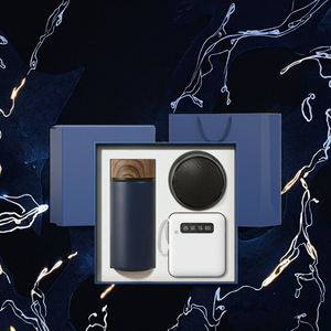 高端三合一保温瓶移动电源和音箱企业礼品套装，可定制，适合商务活动和客户 - Product Image 3