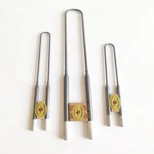 most reliable mosi2 heating element mihmvoght ceramic fiber heater module small kiln oven heat resistence u tube