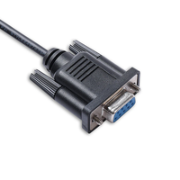Cable de Datos de Descarga Serial RS232 con Conector Hembra D-Sub DB9 de 9 Pines a Mini USB